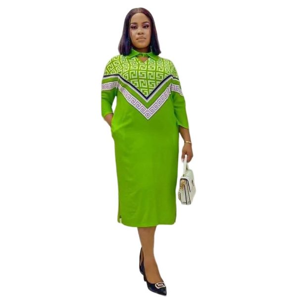 African Plus Size Dress - Image 4