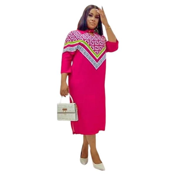 African Plus Size Dress - Image 3