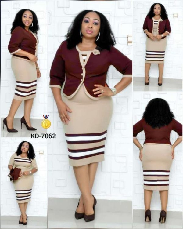 African Plus Size Womens Dress - Image 3