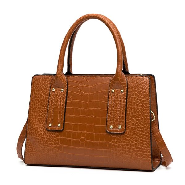 Crocodile pattern Handbag - Image 6