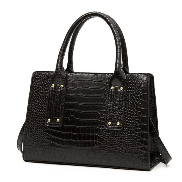 Crocodile pattern Handbag - Image 13