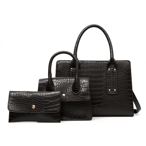 Crocodile pattern Handbag - Image 10