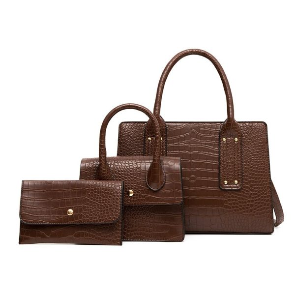 Crocodile pattern Handbag - Image 12