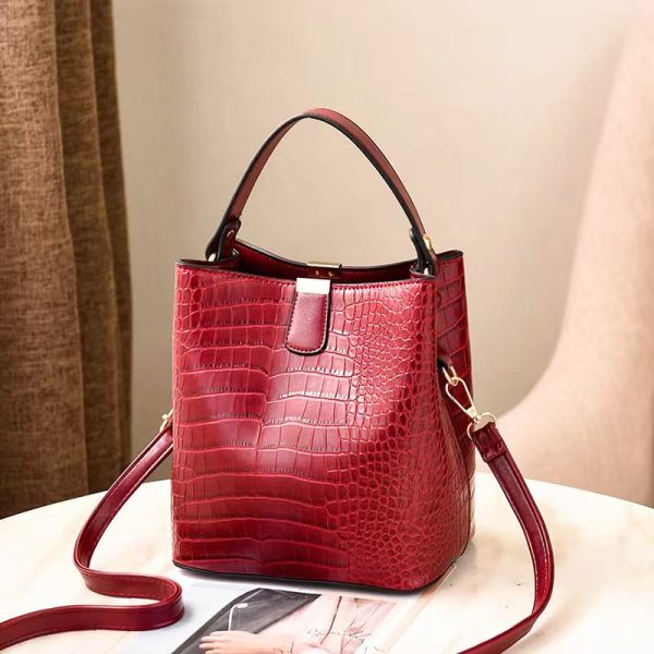 2022 new women's leisure bucket bag single shoulder - Image 5