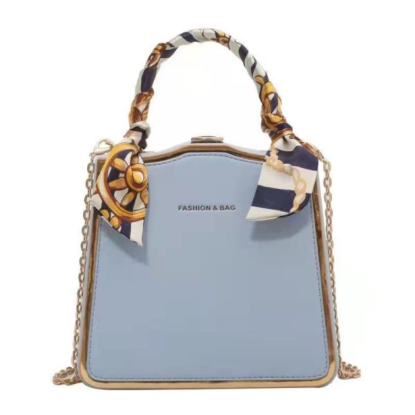 Silk scarf handbag - Image 5