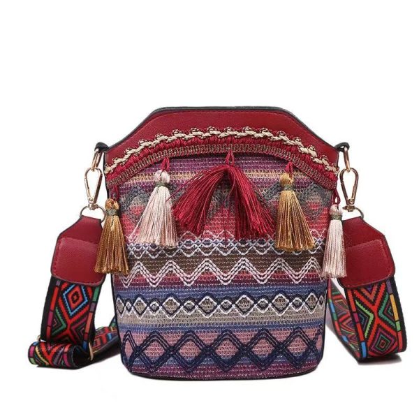 bucket bag woven bag - Image 7